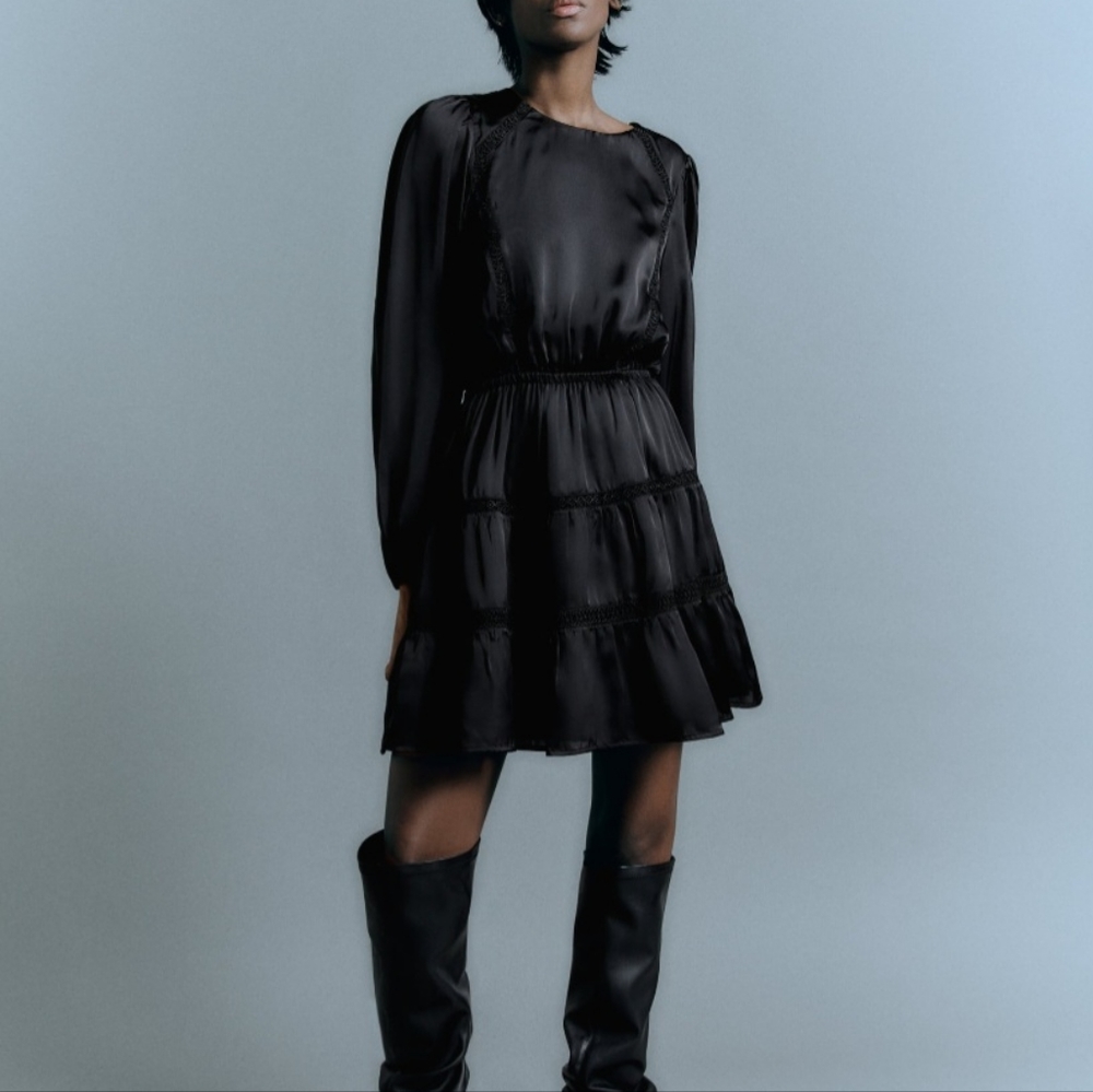 NWT Zara Satin Dress